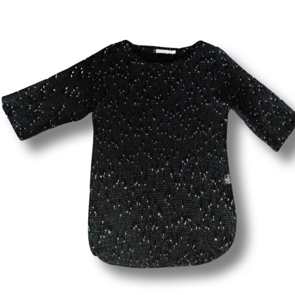 LULA B Black Mesh 2 Top Set with Silver Concho Buttons - Picture 6 of 15